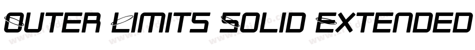 Outer Limits Solid Extended Italic字体转换